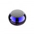 Portable mini wireless bluetooth speaker electroplating round small steel gun colorful solid space aluminum shell powerful speaker