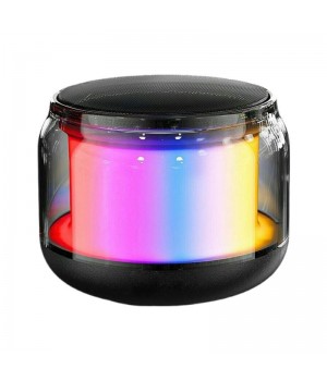 YIN004 transparent cool bluetooth small subwoofer mobile computer desktop wireless portable home outdoor mini speaker