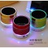 Mini color LED wireless speaker portable USB speaker